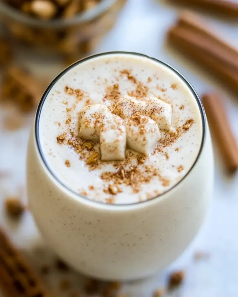Homemade Cinnamon Roll Protein Shake photo