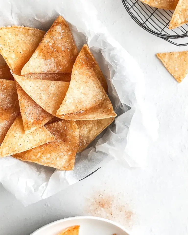 Homemade Cinnamon Sugar Tortilla Chips photo