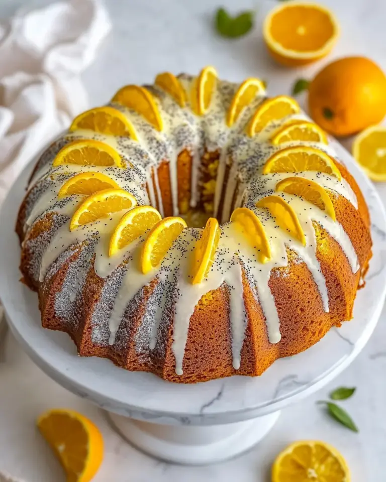 Homemade Citrus Poppy Seed Cake photo