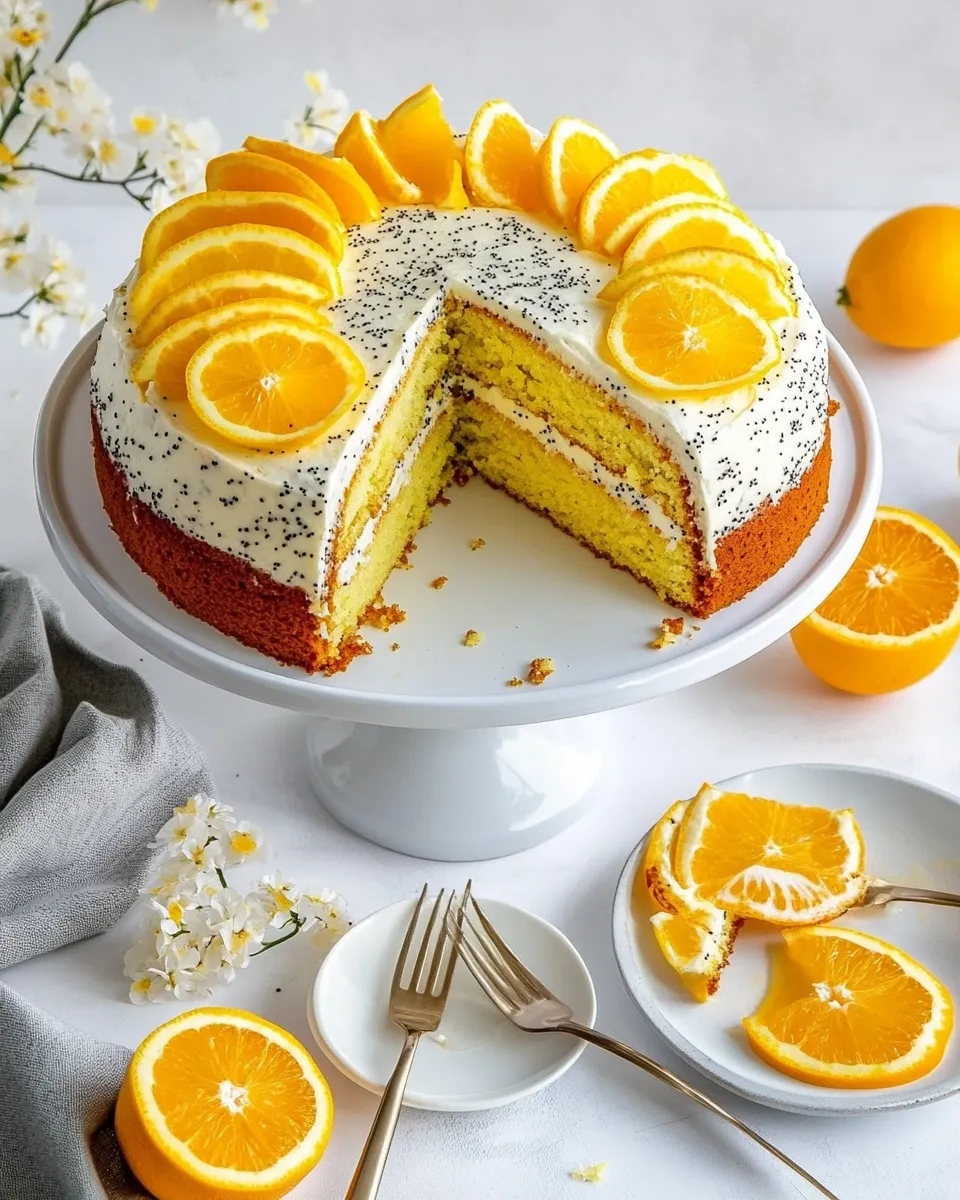 Easy Citrus Poppy Seed Cake recipe photo