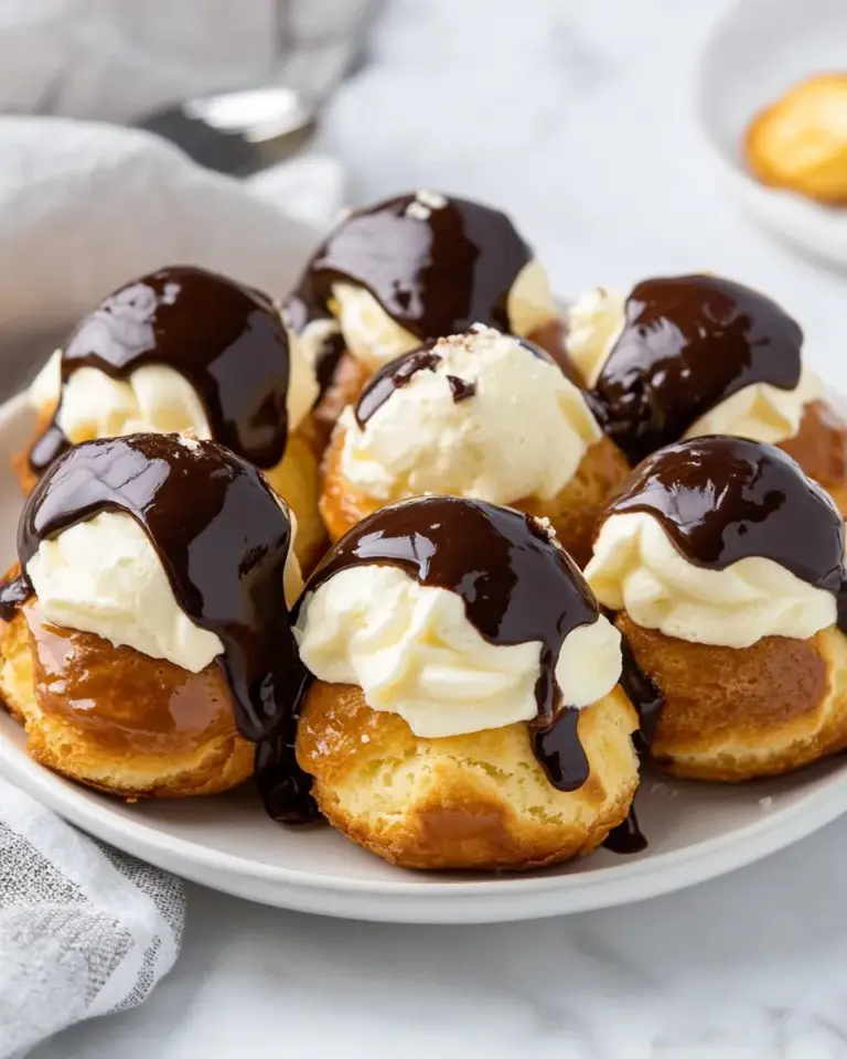 Homemade Classic French Profiteroles photo