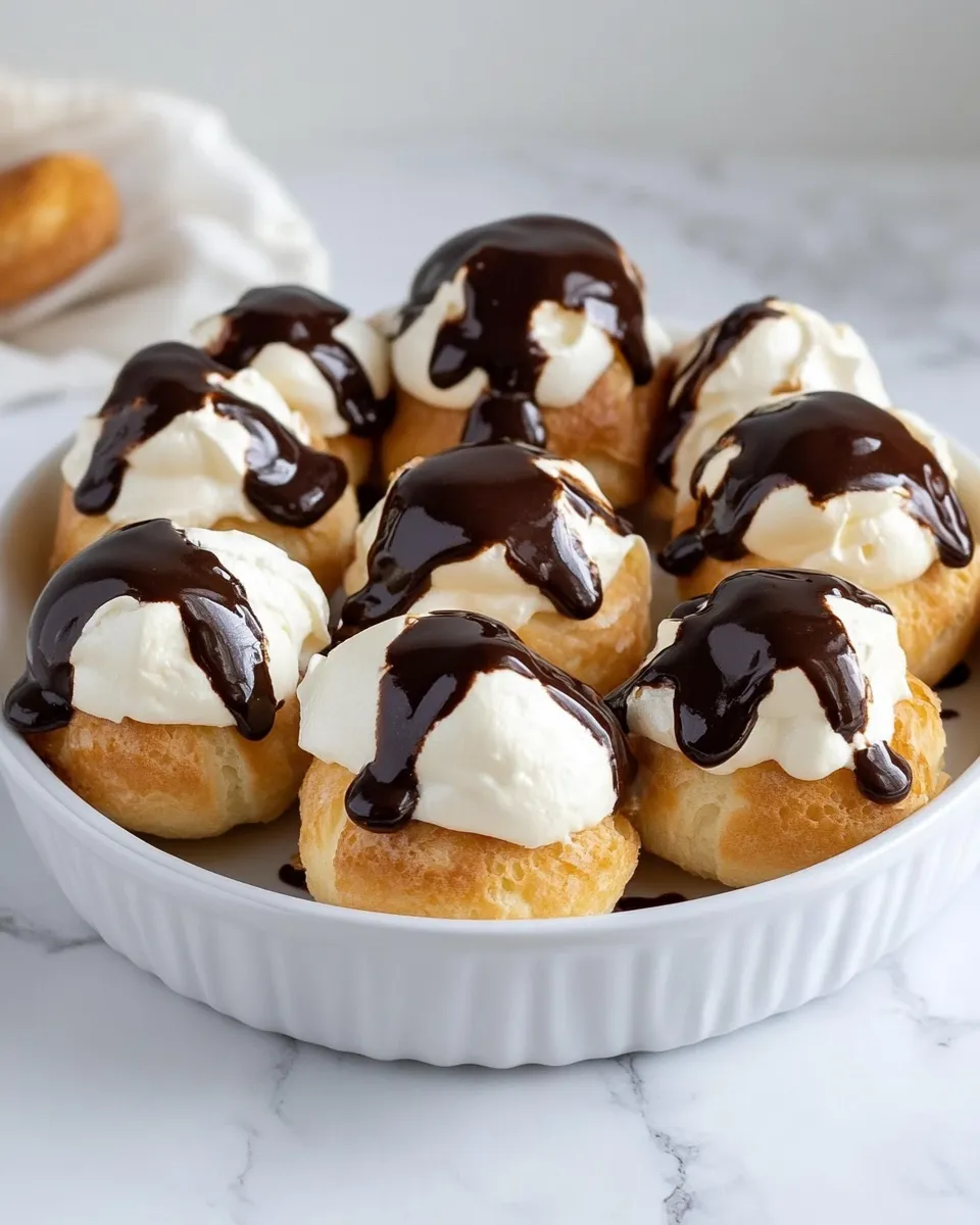Best Classic French Profiteroles shot