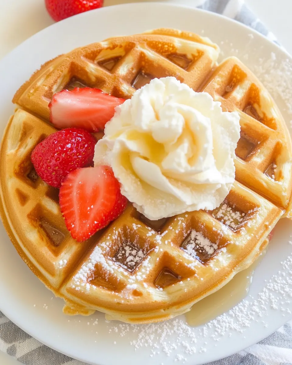 Best Classic Waffle Recipe image