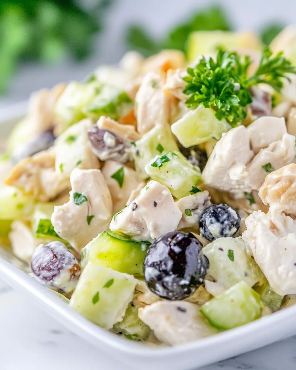 Delicious Classic Waldorf Chicken Salad image
