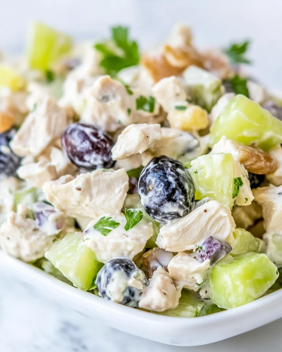 Easy Classic Waldorf Chicken Salad recipe photo