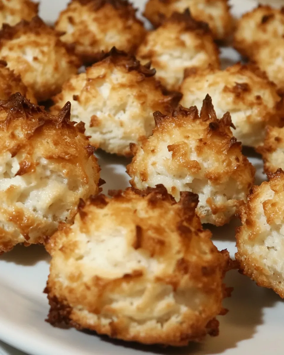 Delicious Cocadas Recipe (Coconut Macaroons) dish photo