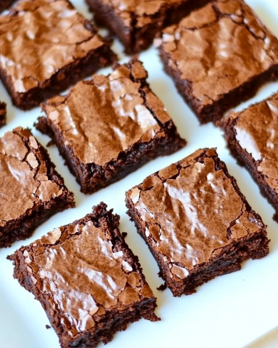 Delicious Cocoa Brownies shot
