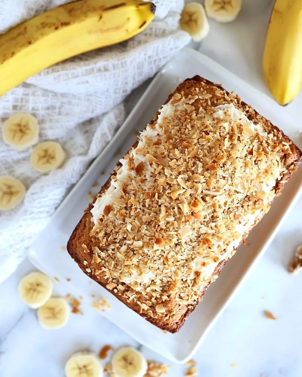 Easy Coconut Banana Bread recipe photo