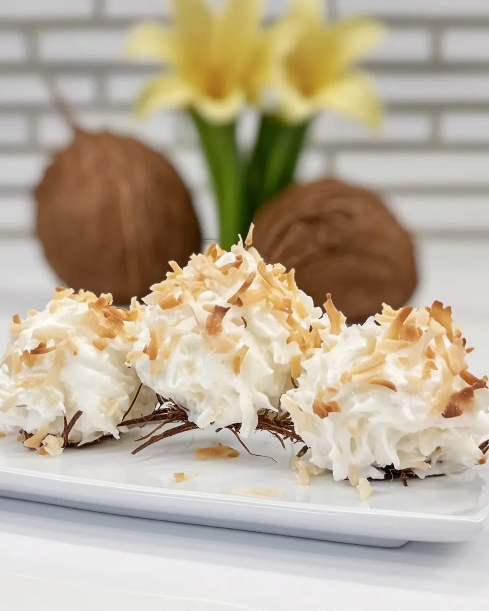 Homemade Coconut Blossoms recipe photo