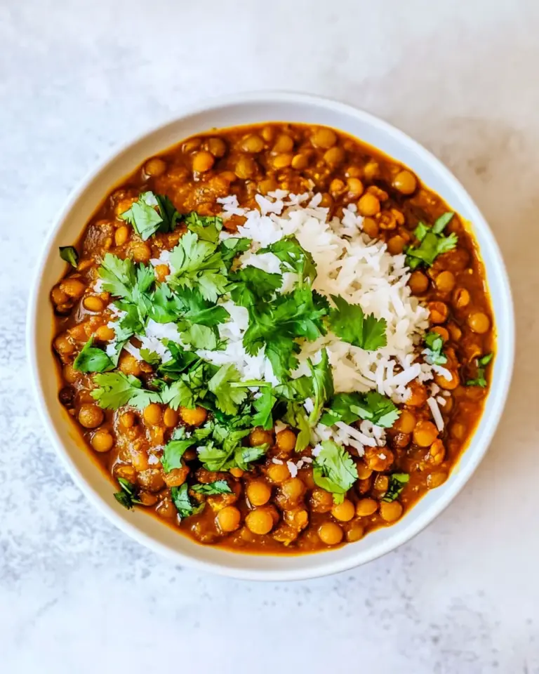 Homemade Coconut Curry Lentils recipe photo