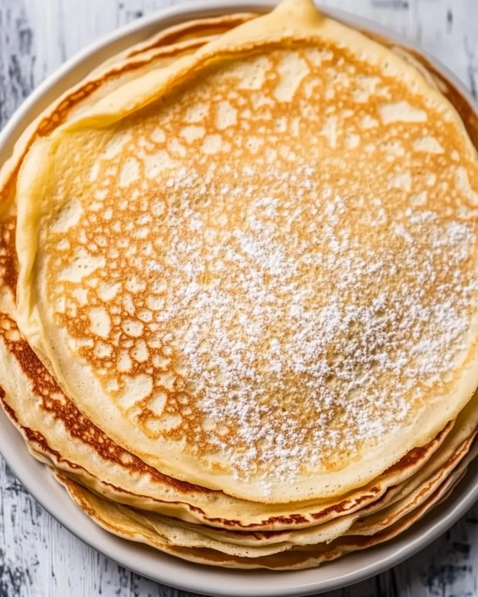 Delicious Coconut Flour Crepes shot