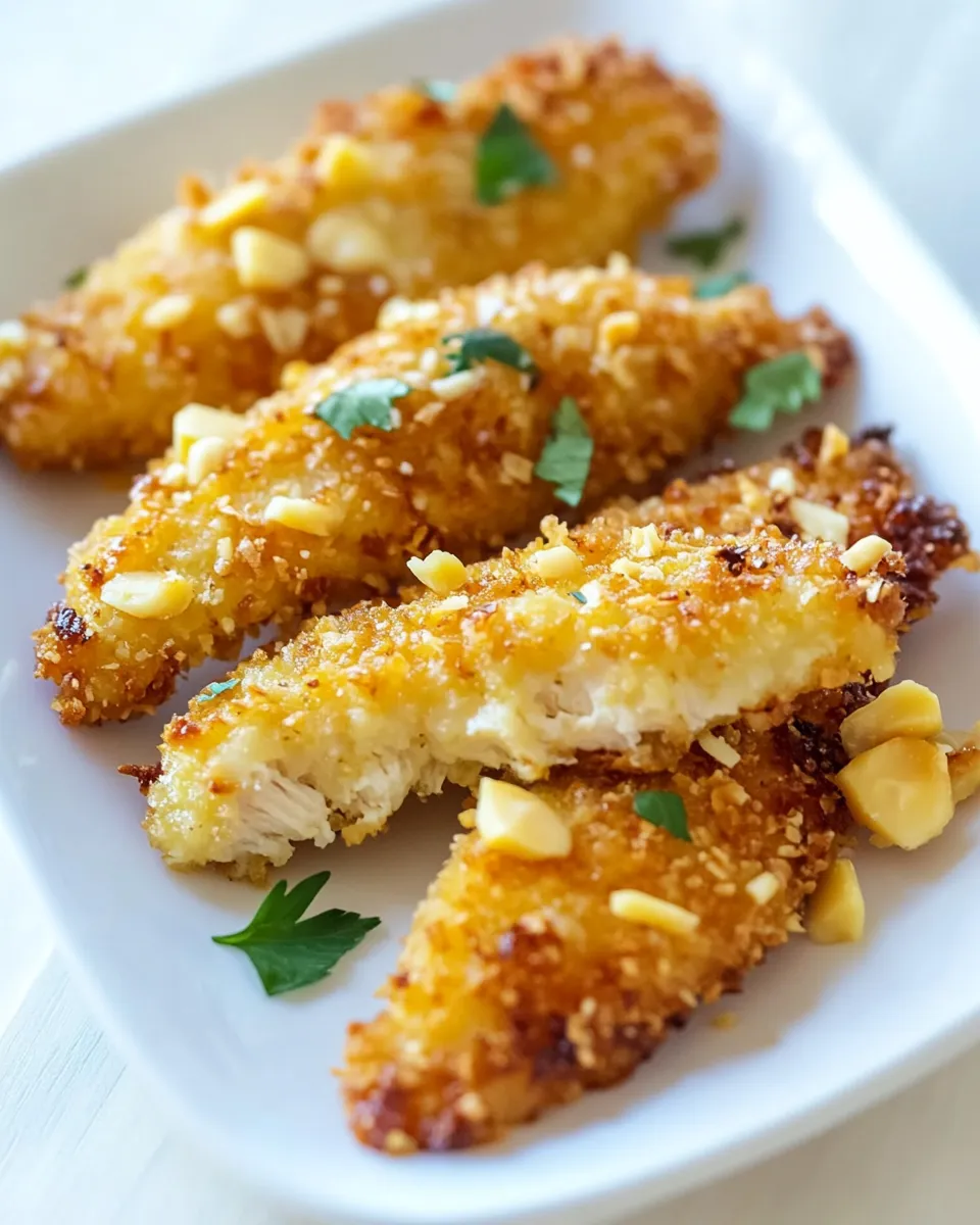 Homemade Coconut Macadamia Chicken Tenders photo