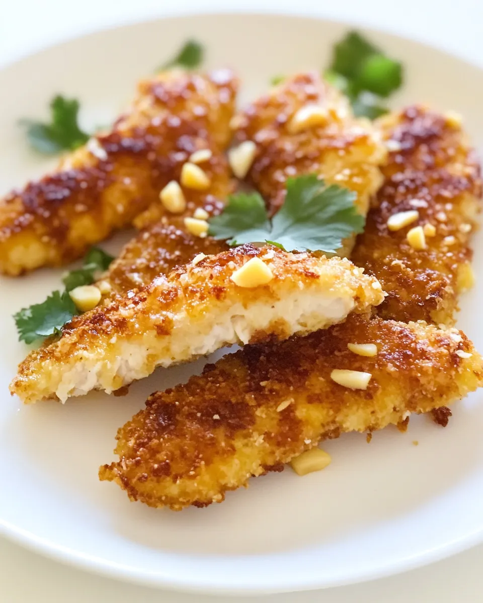 Delicious Coconut Macadamia Chicken Tenders recipe image