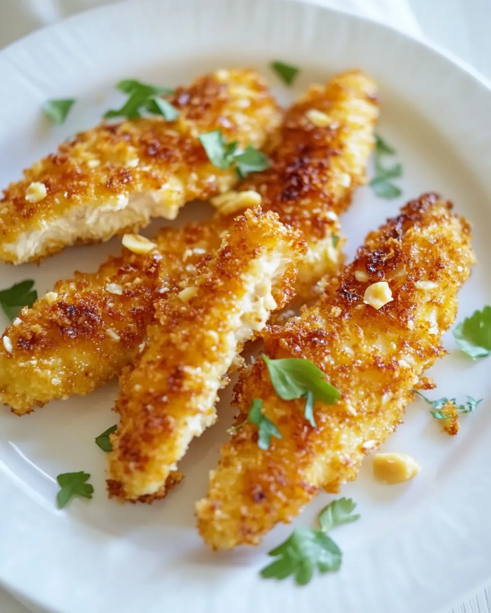 Quick Coconut Macadamia Chicken Tenders shot