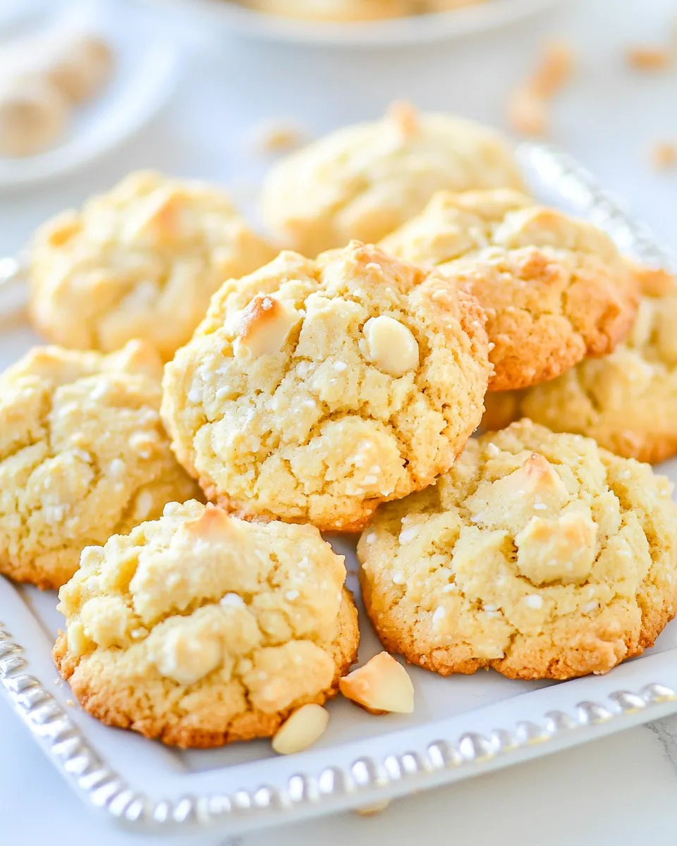 Homemade Coconut Macadamia Cookies photo