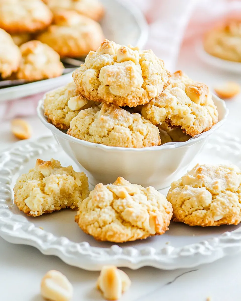 Easy Coconut Macadamia Cookies recipe photo