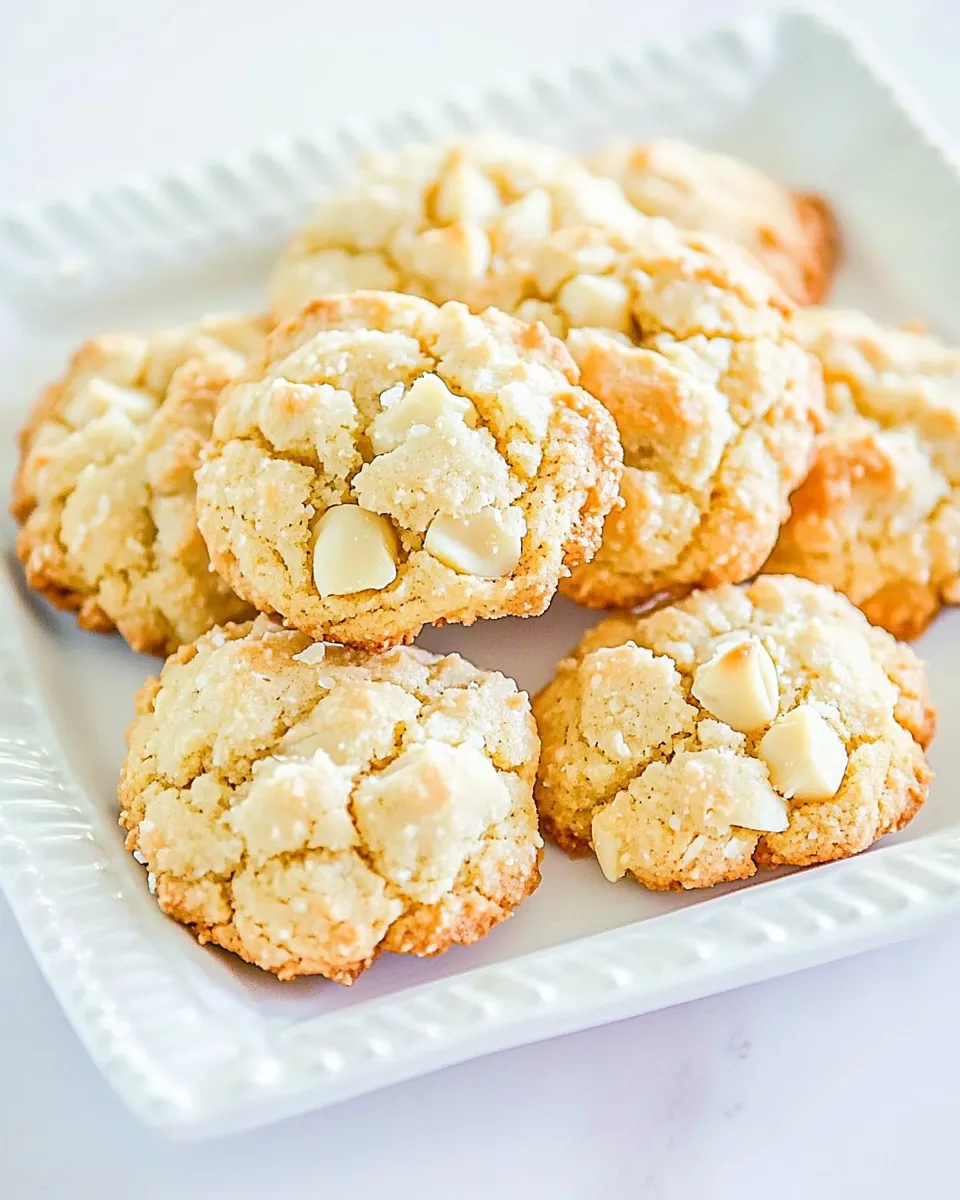 Delicious Coconut Macadamia Cookies shot