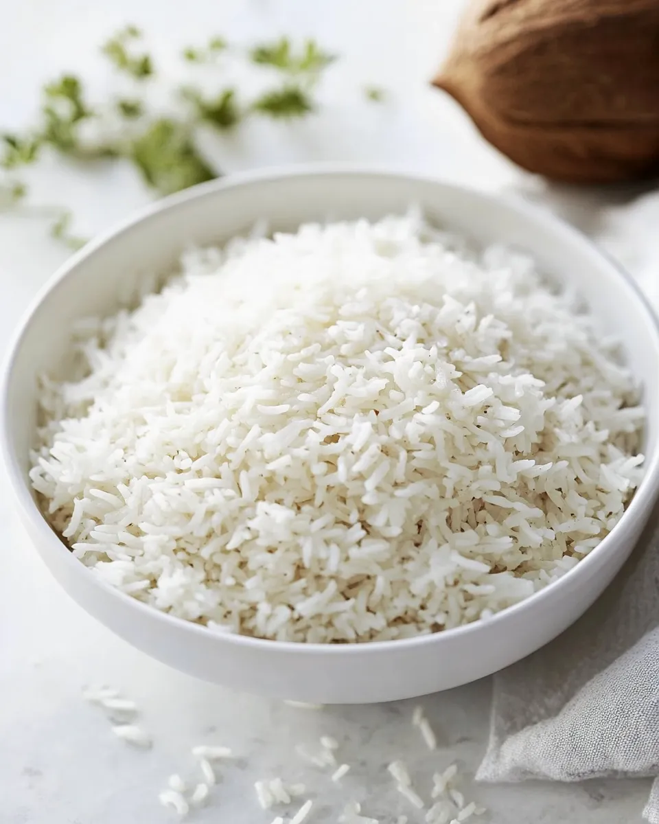 Homemade Coconut Rice Recipe photo