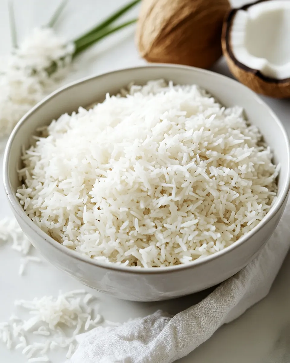 Delicious Coconut Rice Recipe image