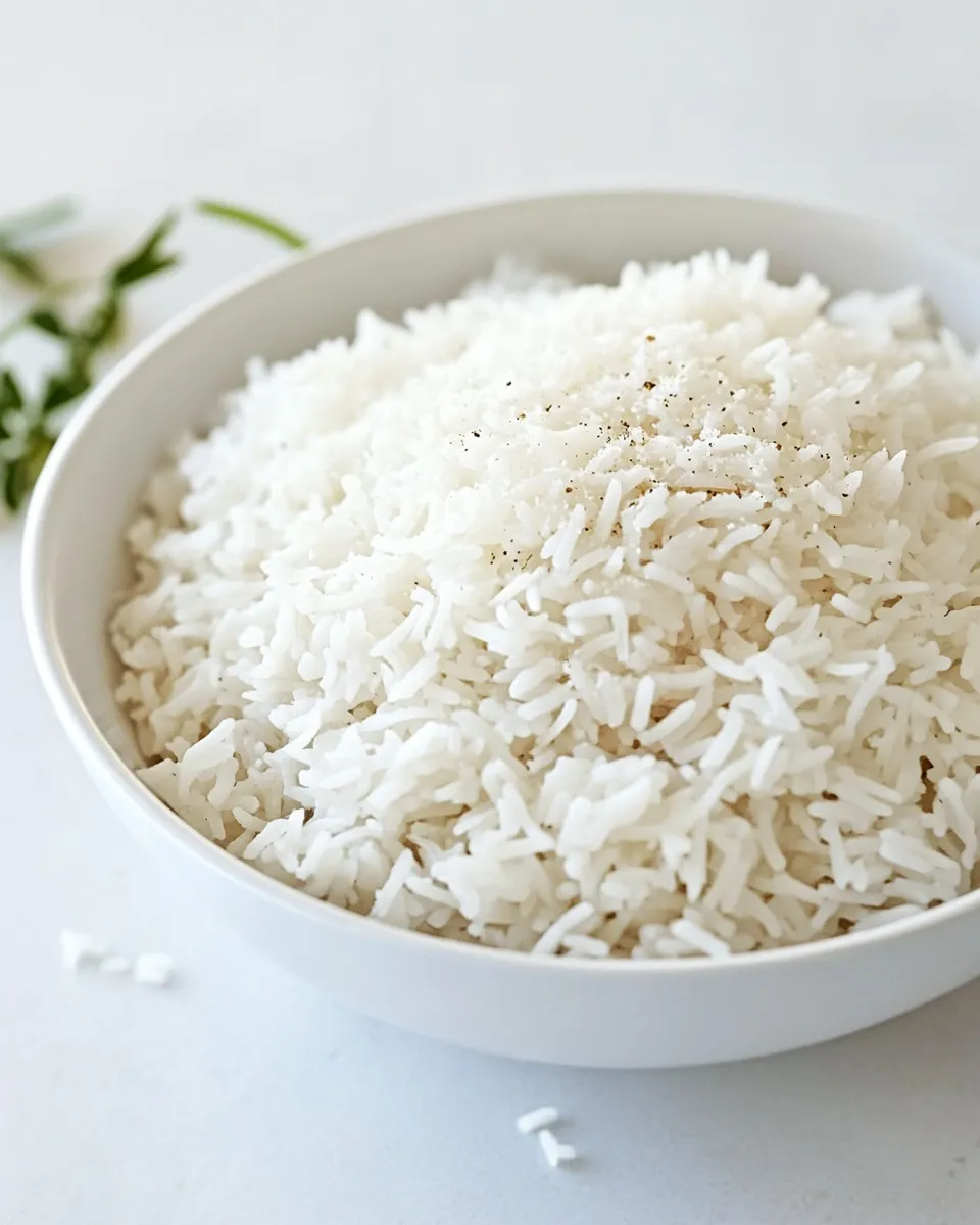 Savory Coconut Rice Recipe dish photo