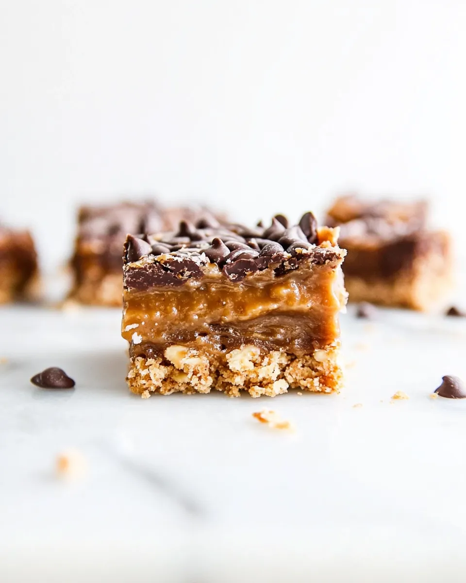 Delicious Cookie Butter Bars shot