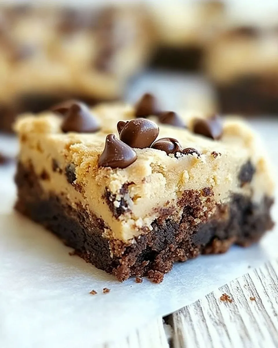 Easy Cookie Dough Brownies photo