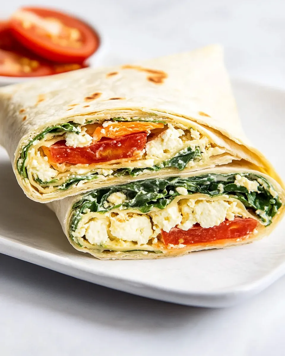 Easy Copycat Starbucks Spinach Feta Wrap recipe shot