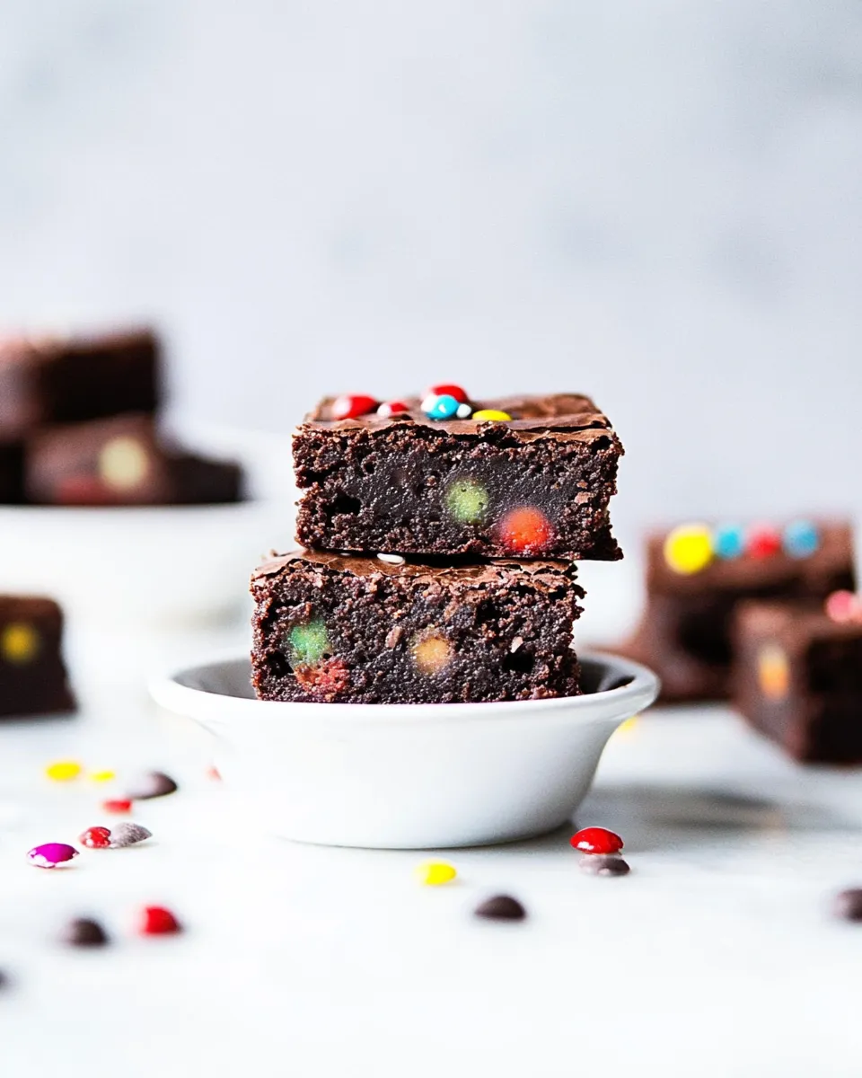 Homemade Cosmic Brownies Recipe photo
