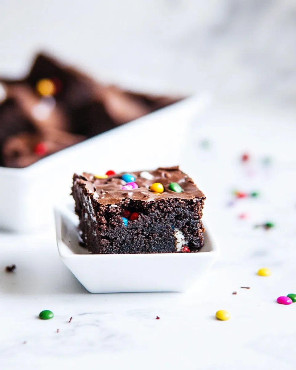 Easy Cosmic Brownies Recipe shot