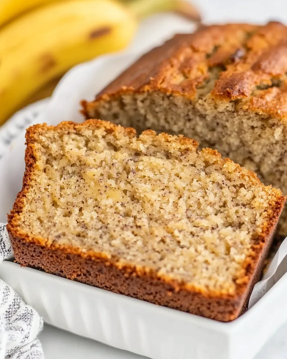 Homemade Cottage Cheese Banana Bread photo