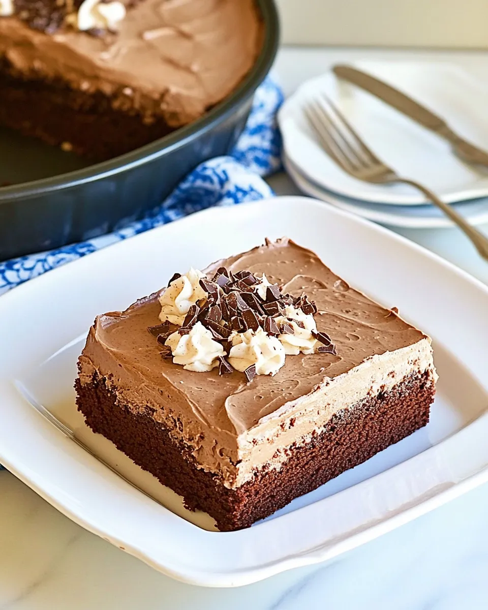 Classic Cracker Barrel Double Chocolate Fudge Coca-Cola Cake image