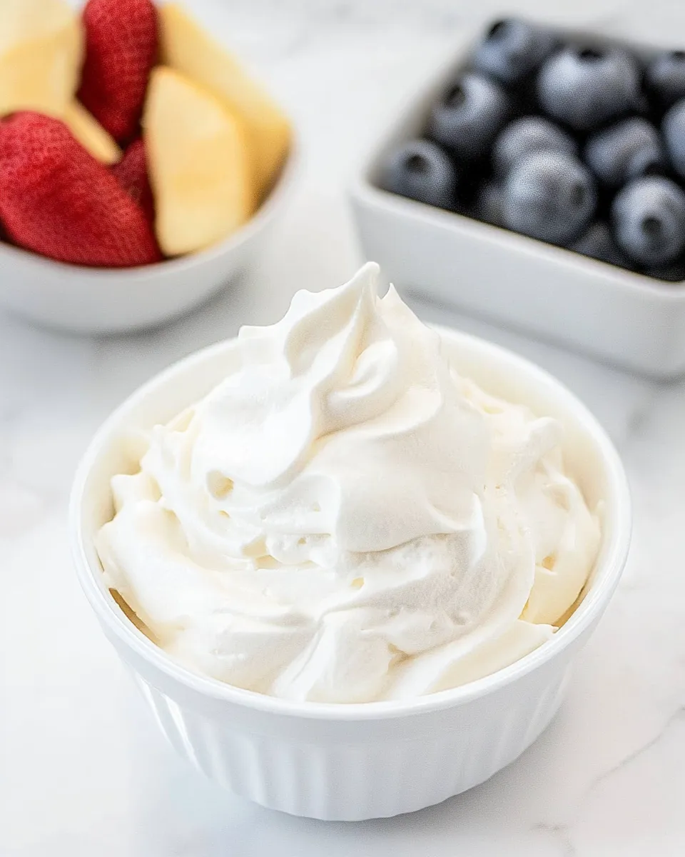 Homemade Cream Cheese Whipped Cream photo