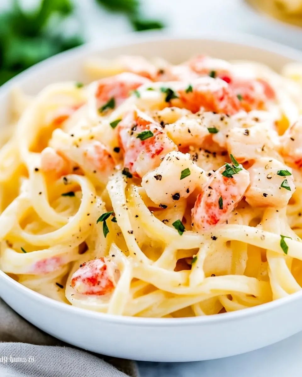 Easy Creamy Lobster Pasta recipe photo