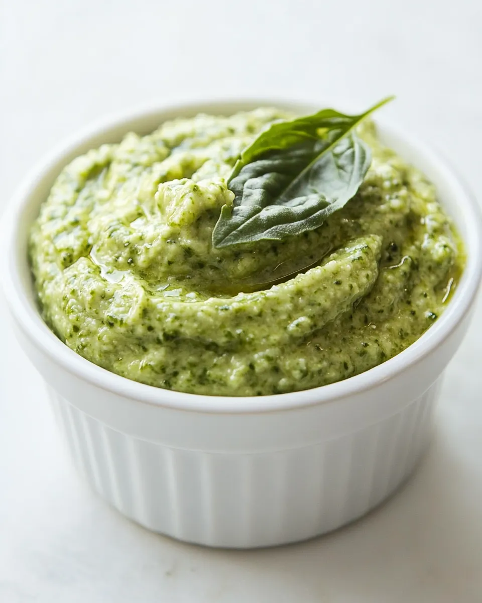 Classic Creamy Pesto Sauce image