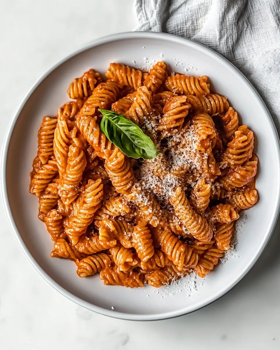 Easy Creamy Tomato Pasta Recipe shot
