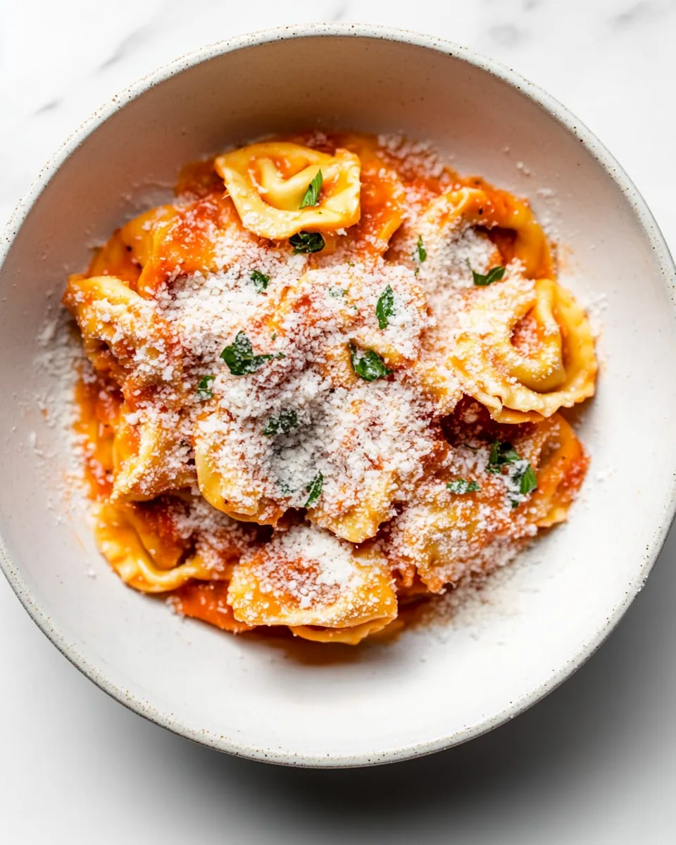 Easy Creamy Tomato Tortellini (One Pan) image