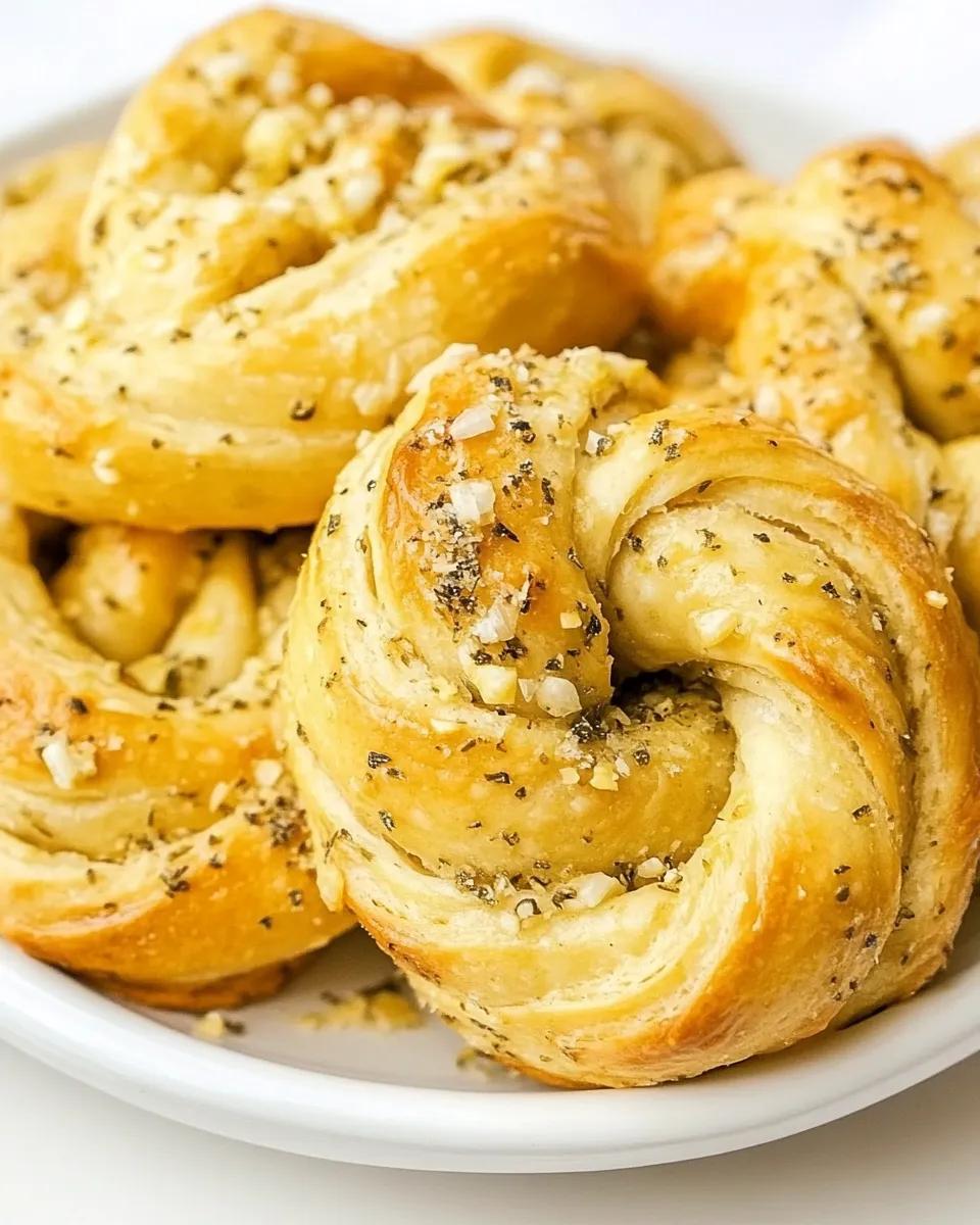 Quick Crescent Roll Garlic Knots dish photo