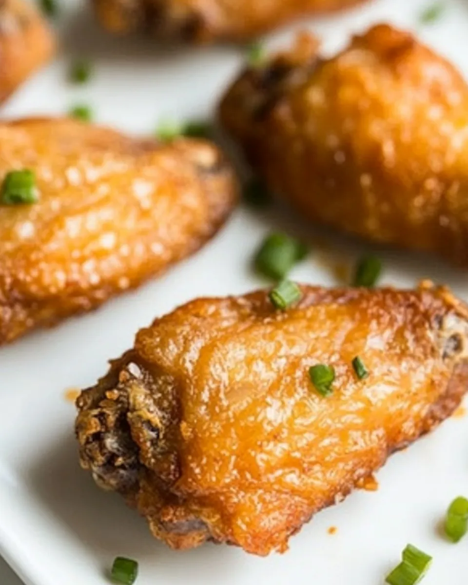 Delicious Crispy Baked Chicken Wings (without Baking Powder) shot