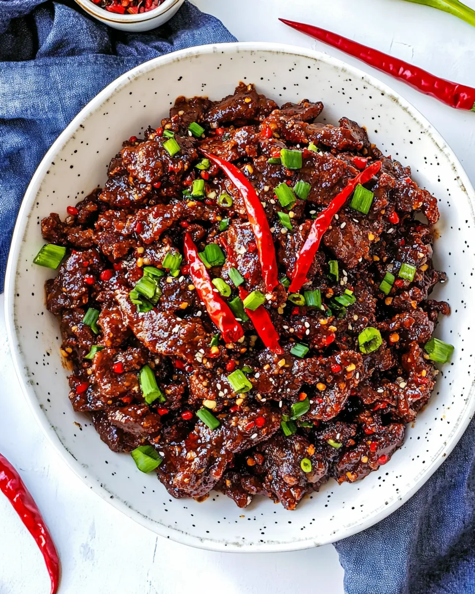 Best Crispy Chili Beef image