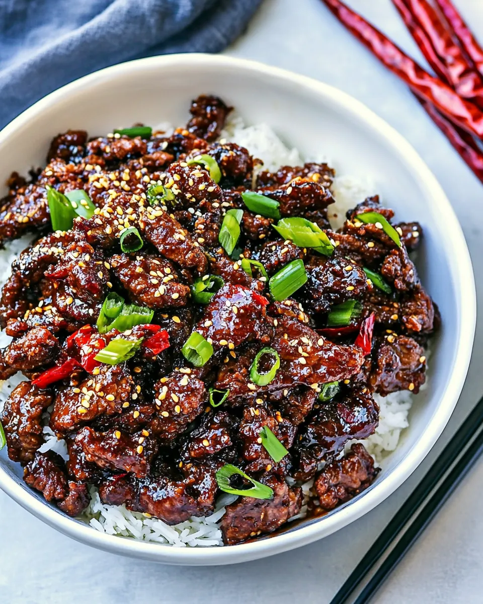 Homemade Crispy Chili Beef recipe photo