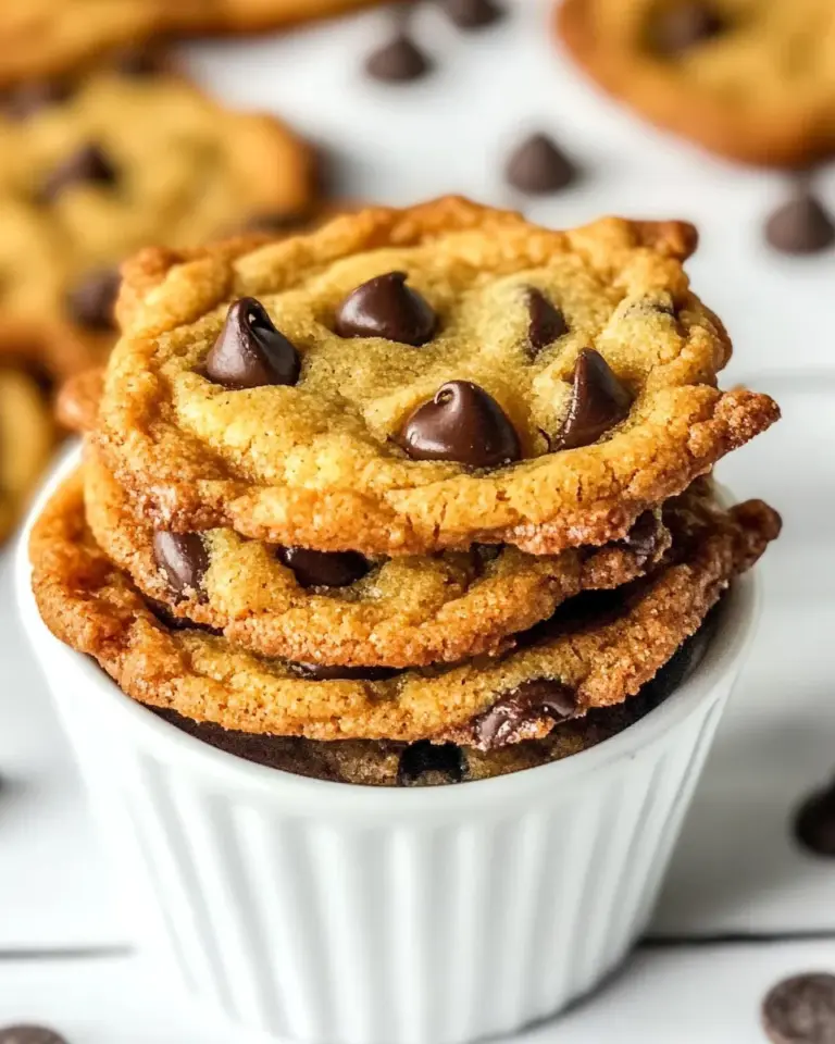 Homemade Crispy Chocolate Chip Cookies photo