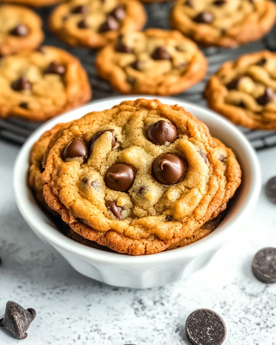 Easy Crispy Chocolate Chip Cookies recipe photo