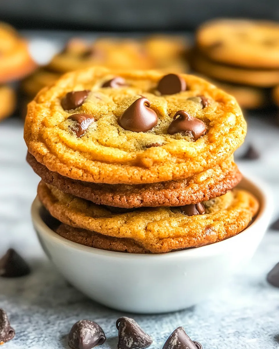 Delicious Crispy Chocolate Chip Cookies shot