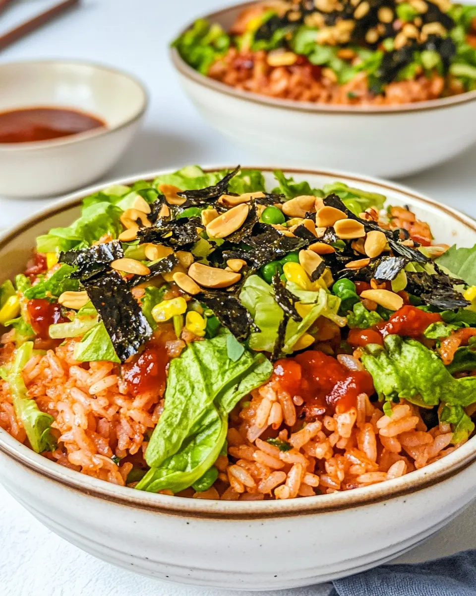 Homemade Crispy Gochujang Rice Salad photo