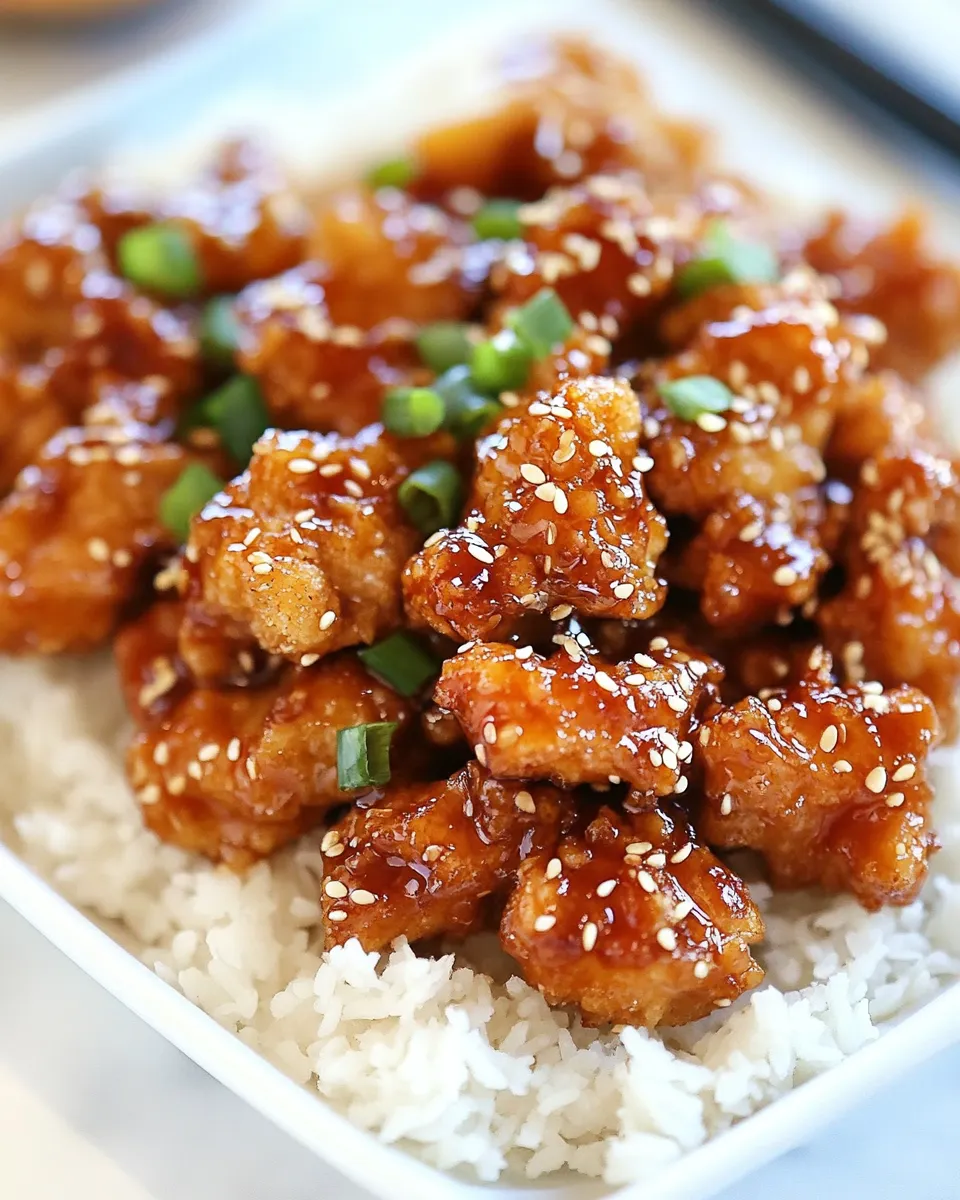 Easy Crispy Honey Sesame Chicken photo