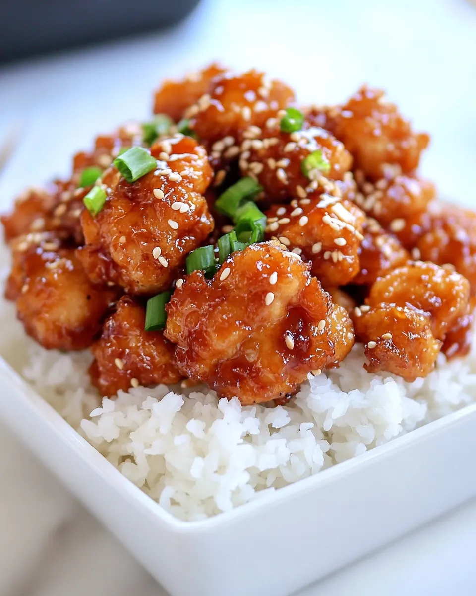 Classic Crispy Honey Sesame Chicken recipe photo