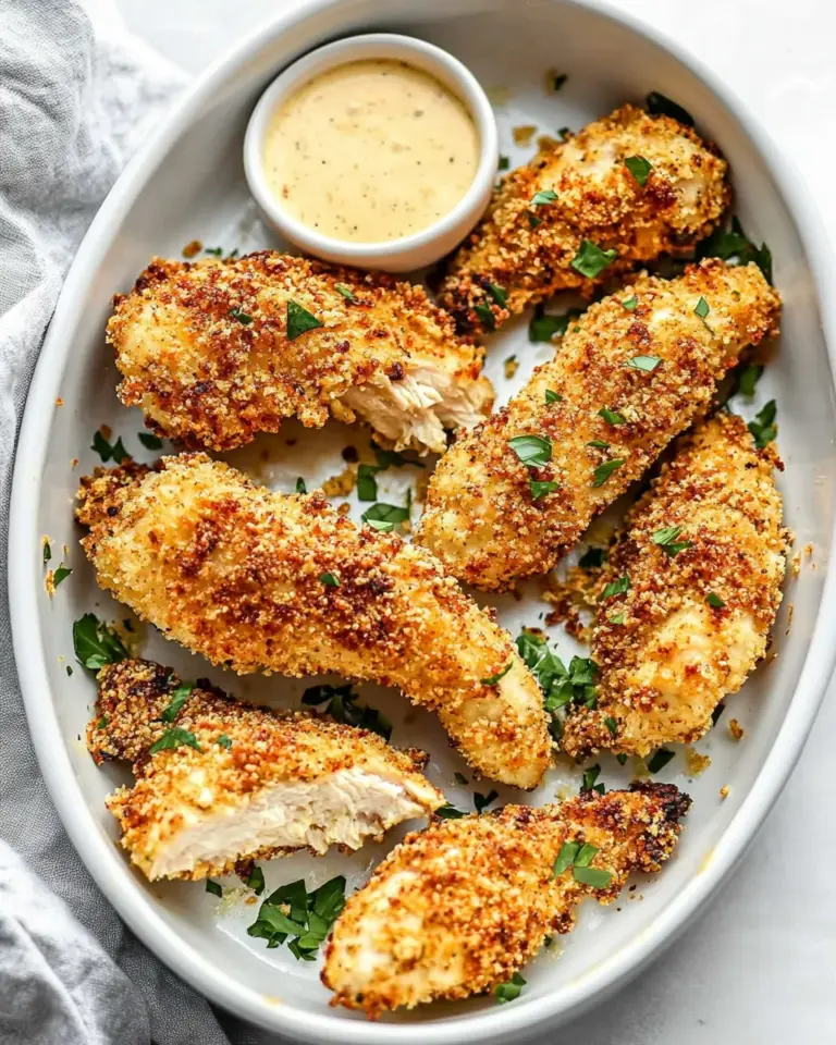 Homemade Crispy Parmesan Air Fryer Chicken Tenders photo