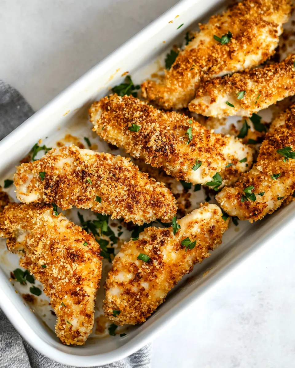 Easy Crispy Parmesan Air Fryer Chicken Tenders recipe photo