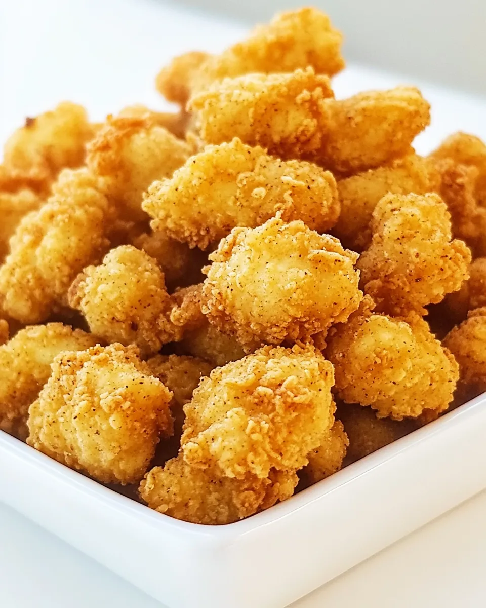 Easy Crispy Popcorn Chicken shot