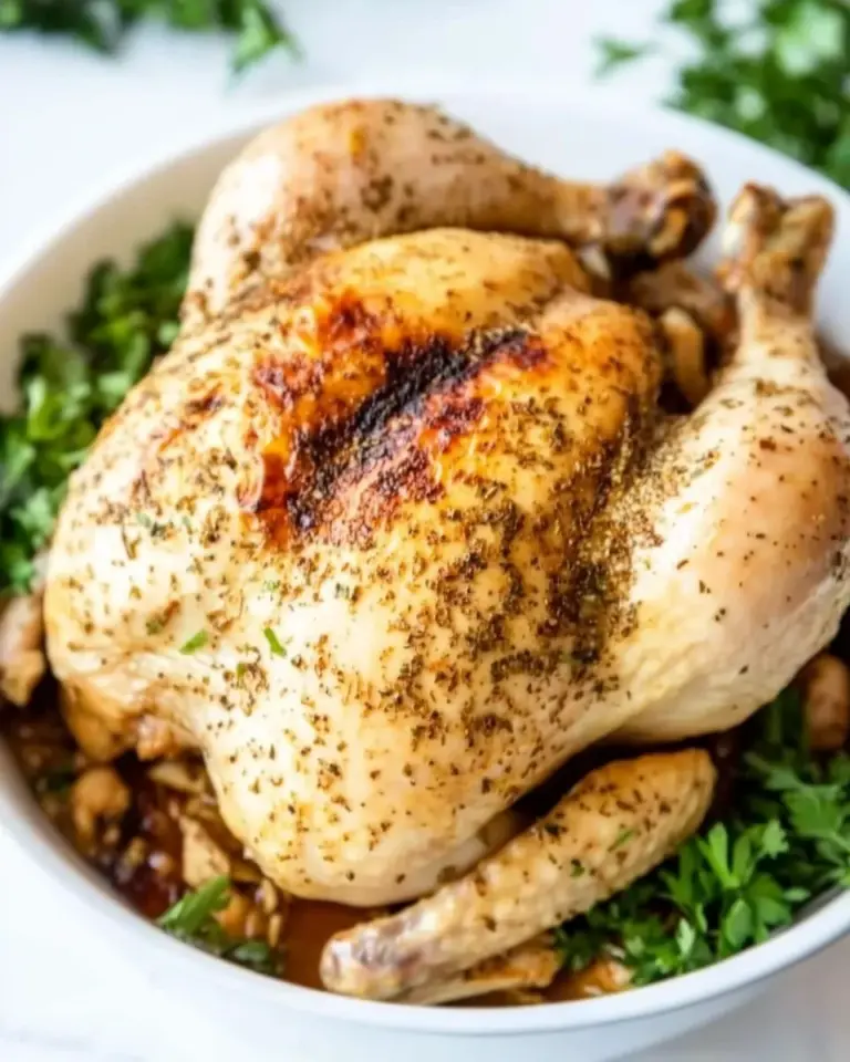 Easy Crock Pot Rotisserie Chicken photo